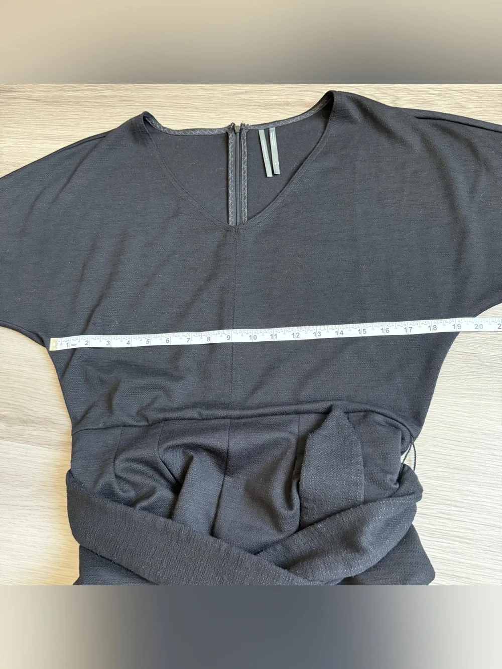 Anthropologie Black Belted Jumpsuit – Size M